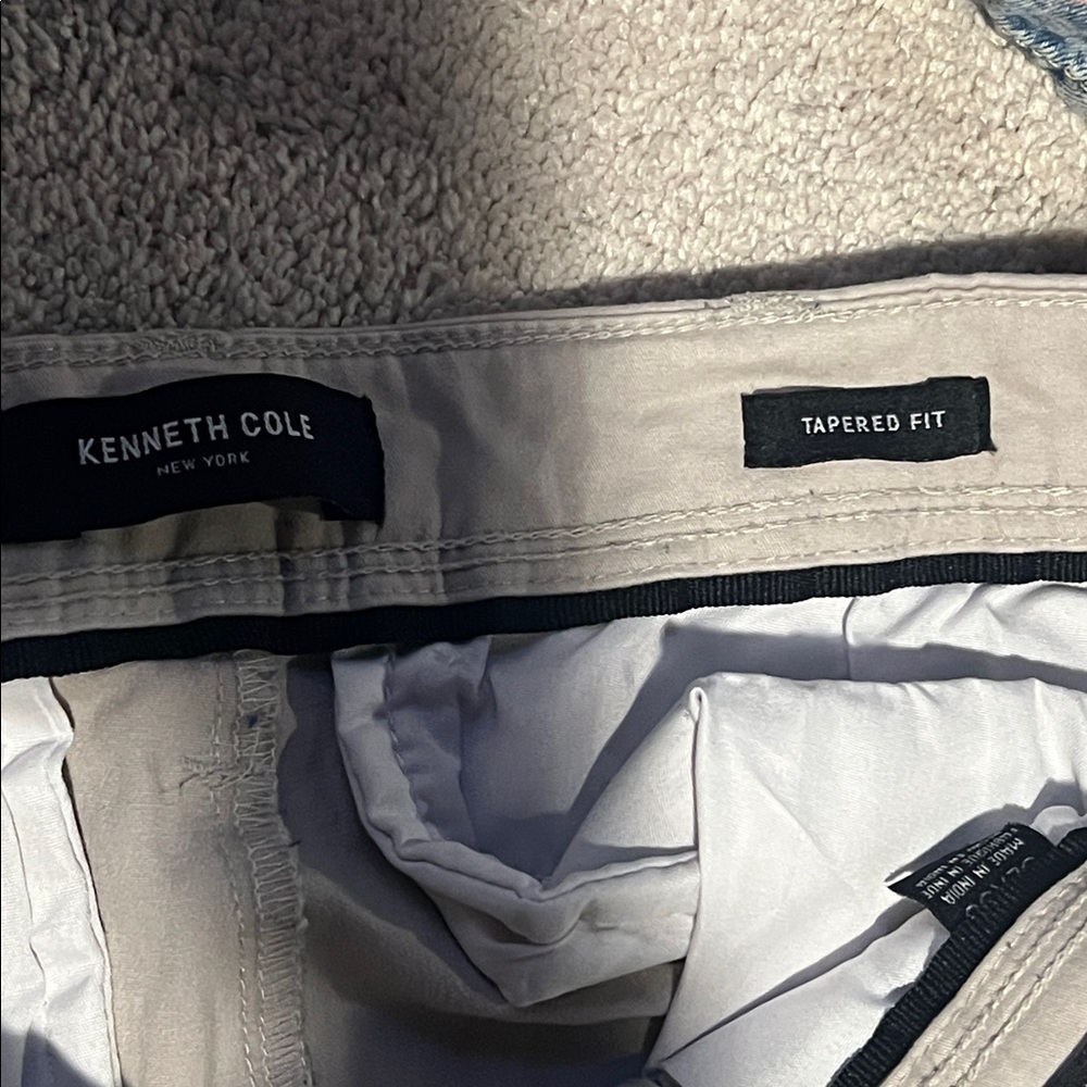 tan kenneth cole size 32x30 straight leg pants - Picture 3 of 4